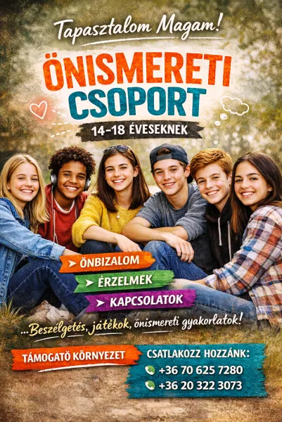 Tapasztalom Magam! - Saját élményre alapozott önismereti csoportfoglalkozás