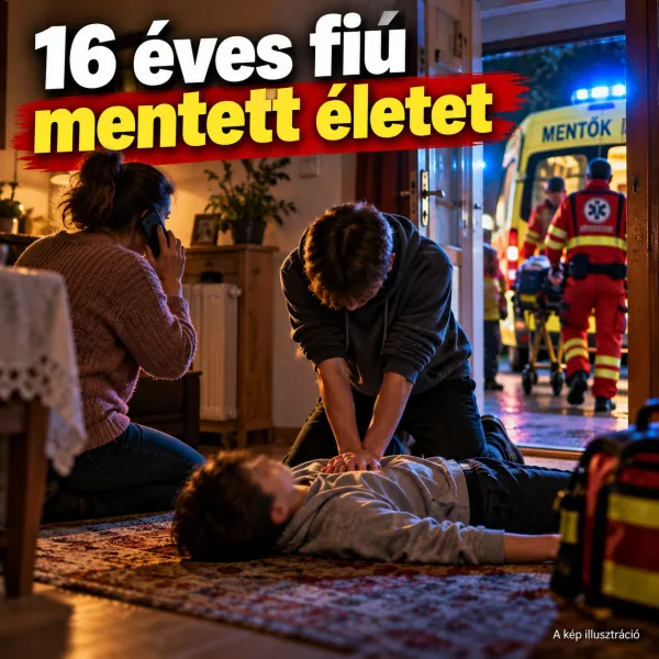 16 éves fiú mentett életet
